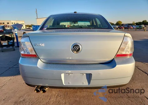 2008 Mercury Sable Luxury from USA, damaged, VIN 1MEHM40WX8G627194